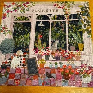 Galison Florette Garden Puzzle